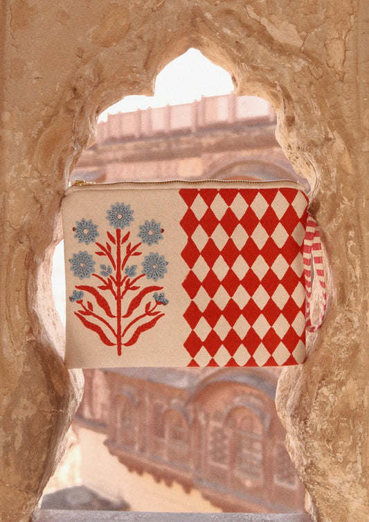 MAKEUP POUCH BUTA PRINT
