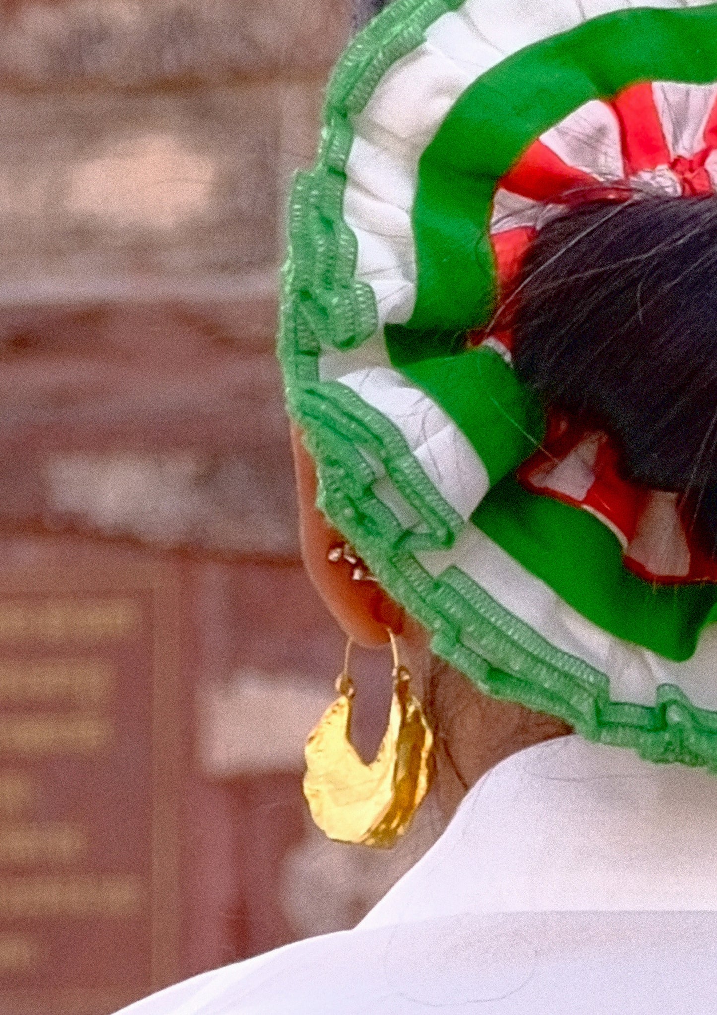 JOY SCRUNCHIE- RED AND GREEN MIX