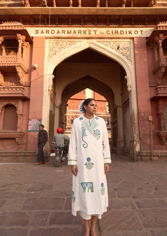 PALACE COAT JODHPUR MIX PRINT