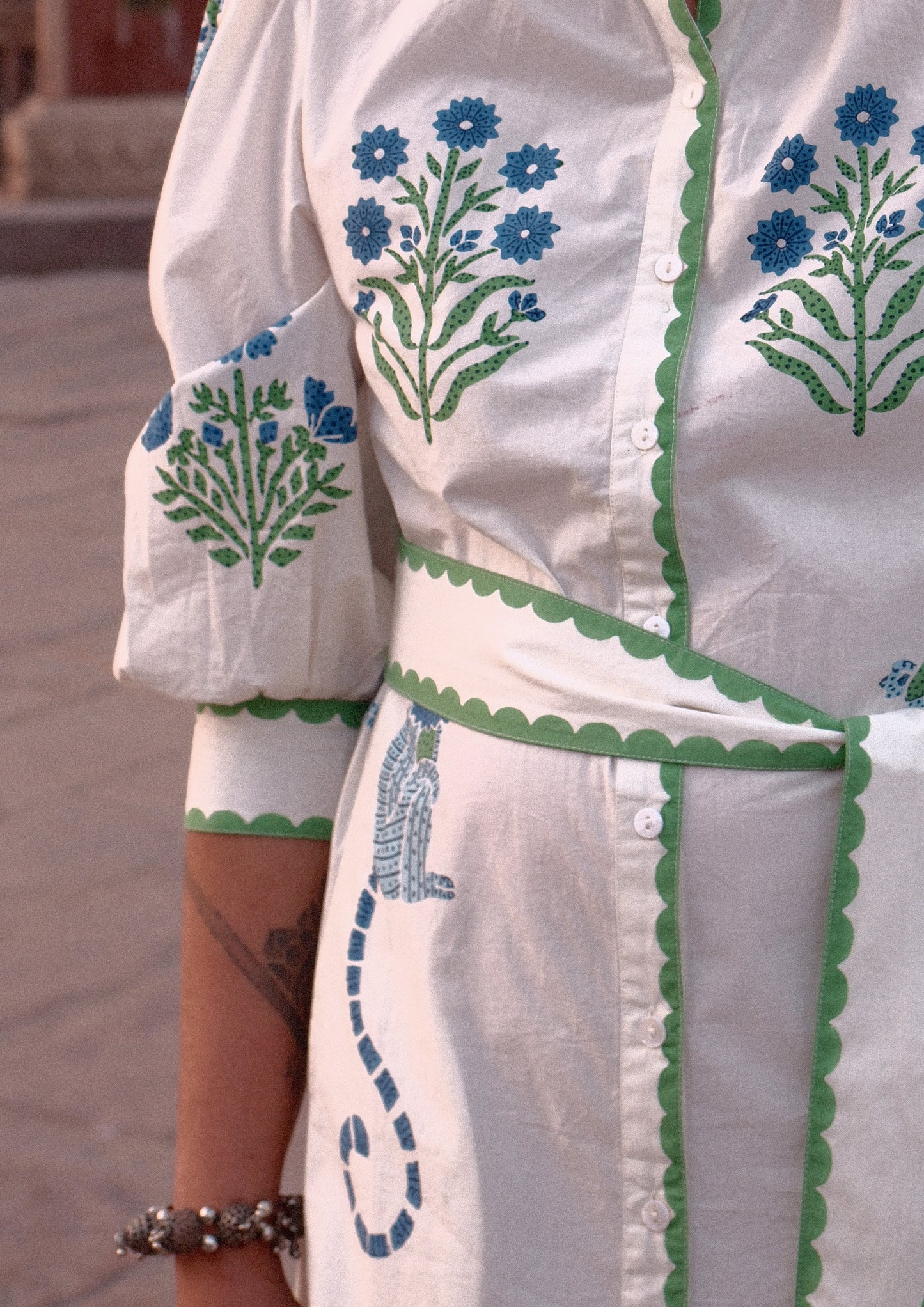 CHAUPAD SHIRT DRESS- JODHPUR MIX PRINT