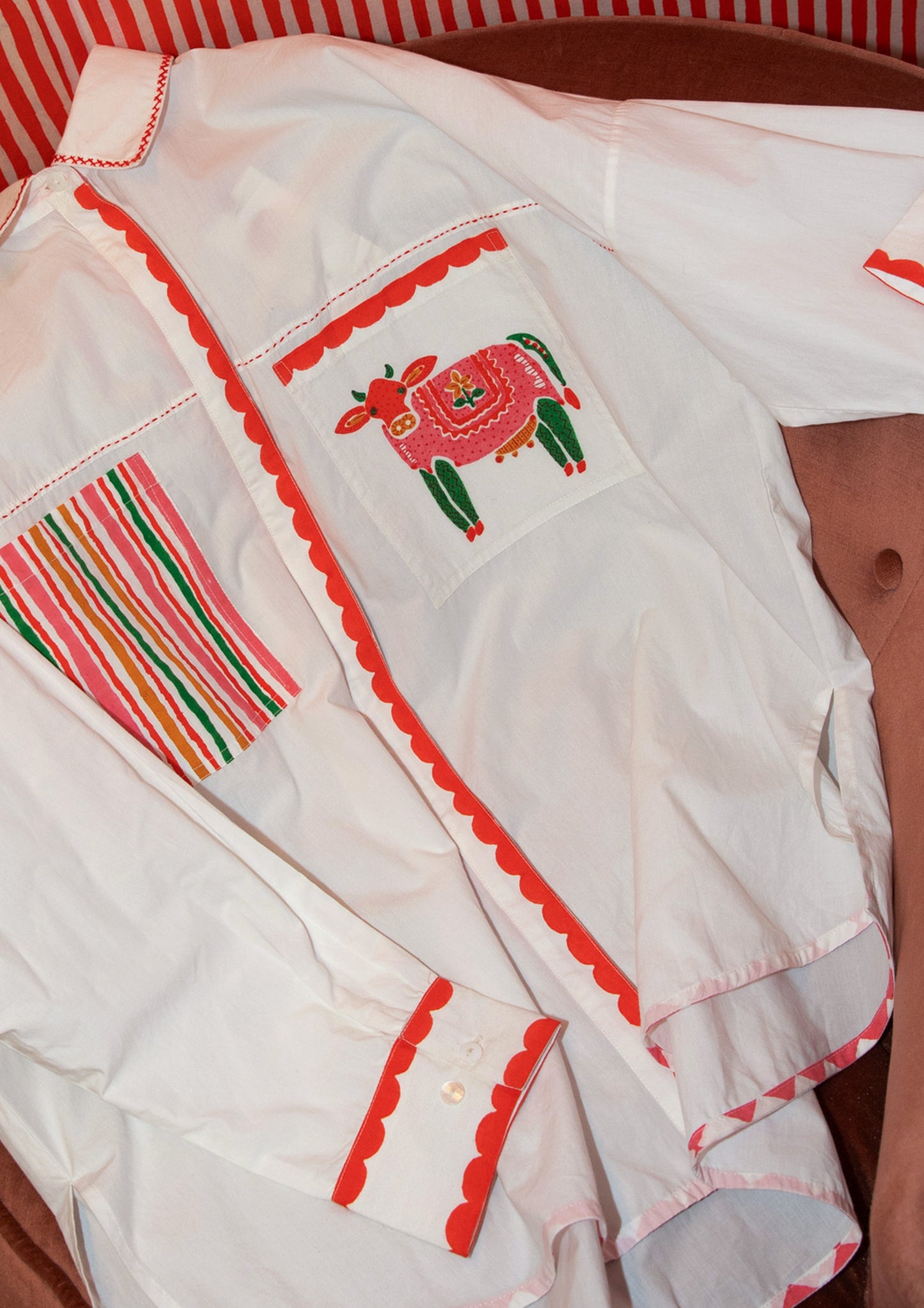 JAIGARH SHIRT COW STRIPE