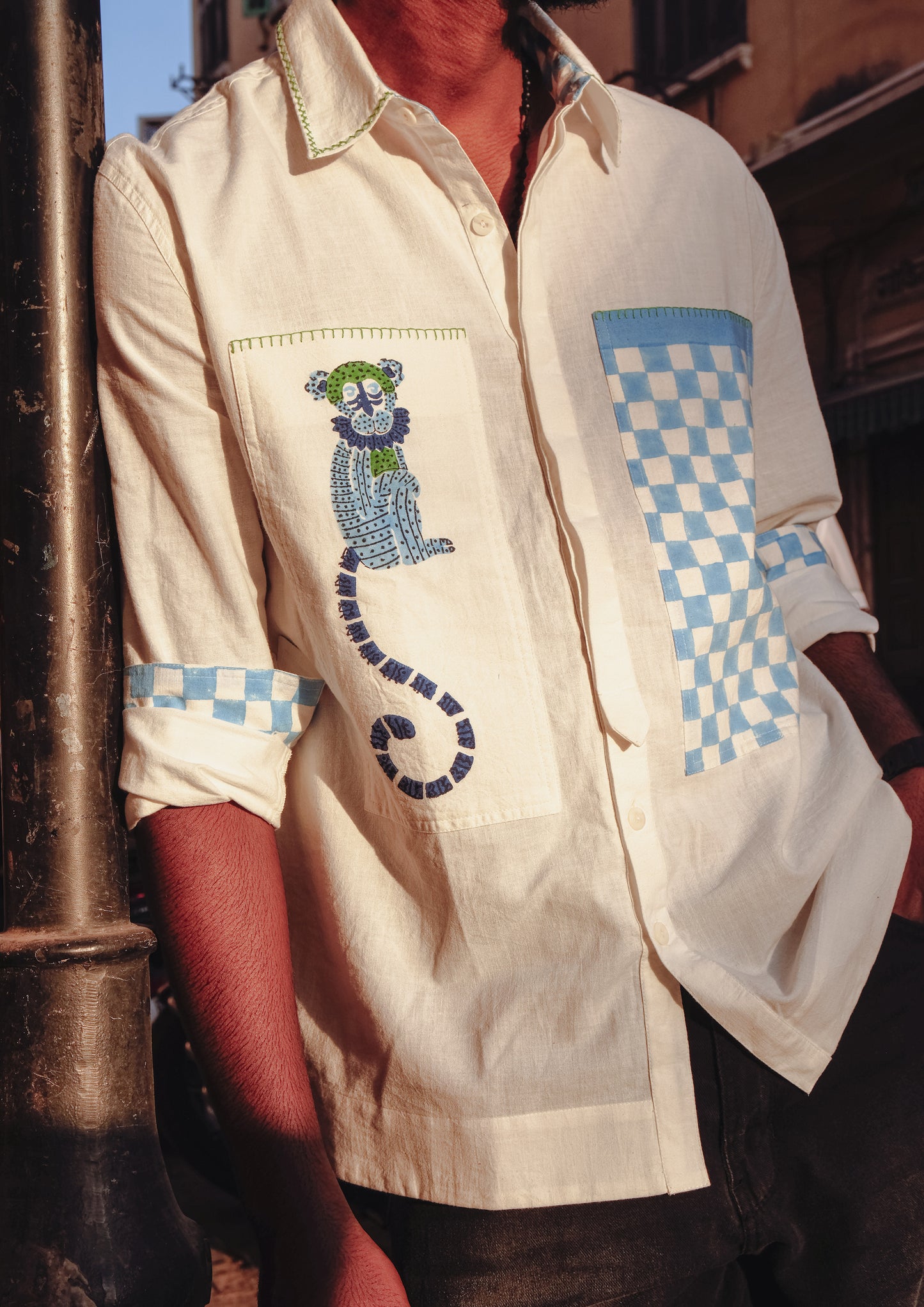 SAWAI SHACKET JODHPUR MONKEY BLOCK PRINT