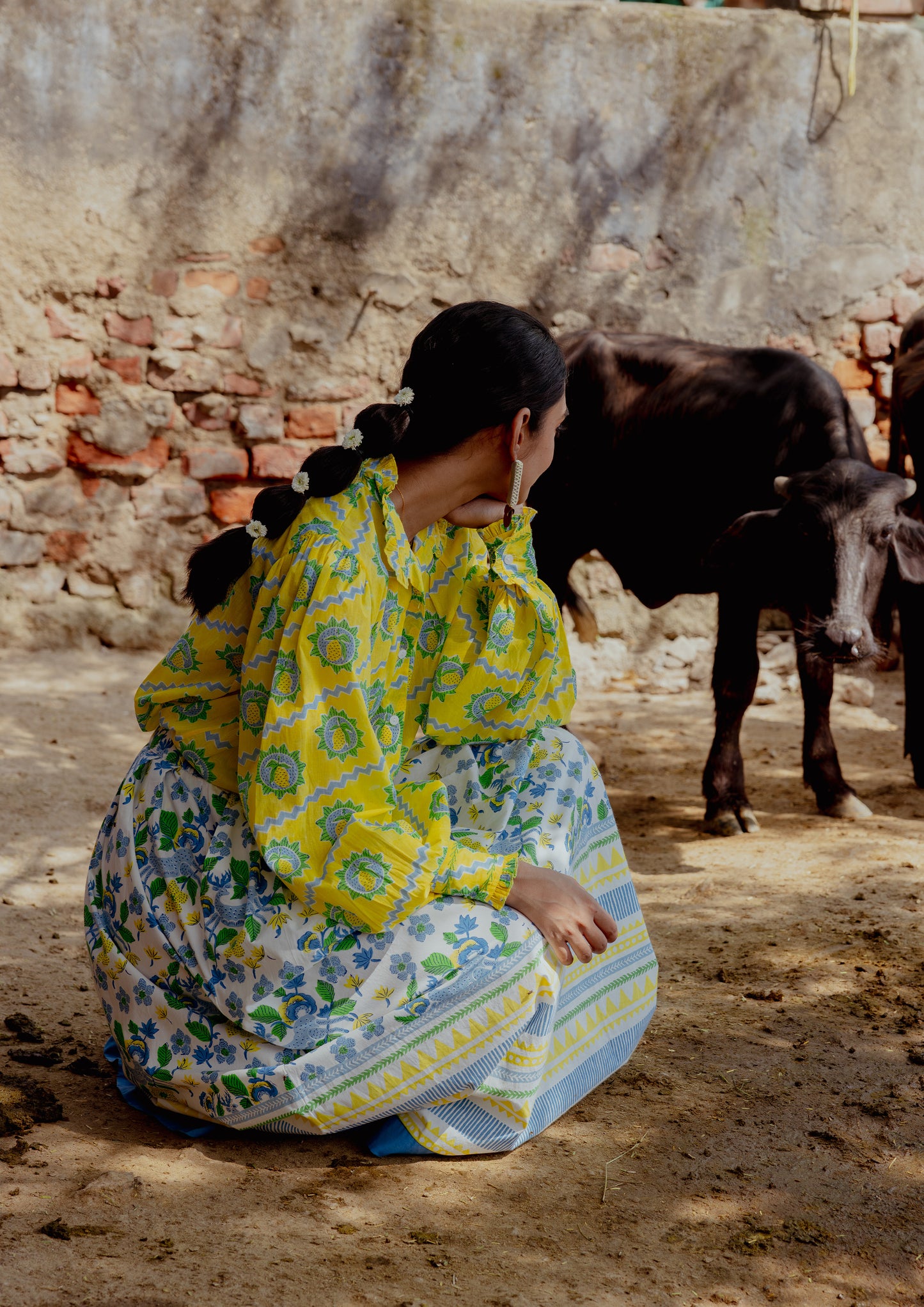 BAWARI SKIRT- SWAMP DEER