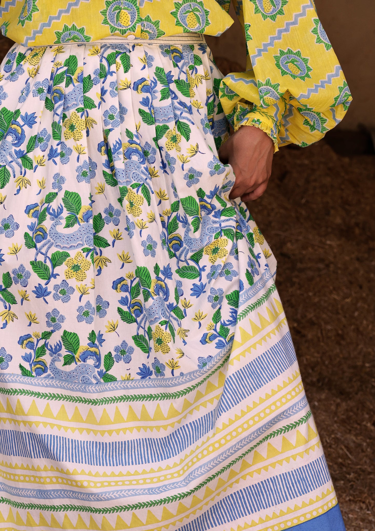 BAWARI SKIRT- SWAMP DEER