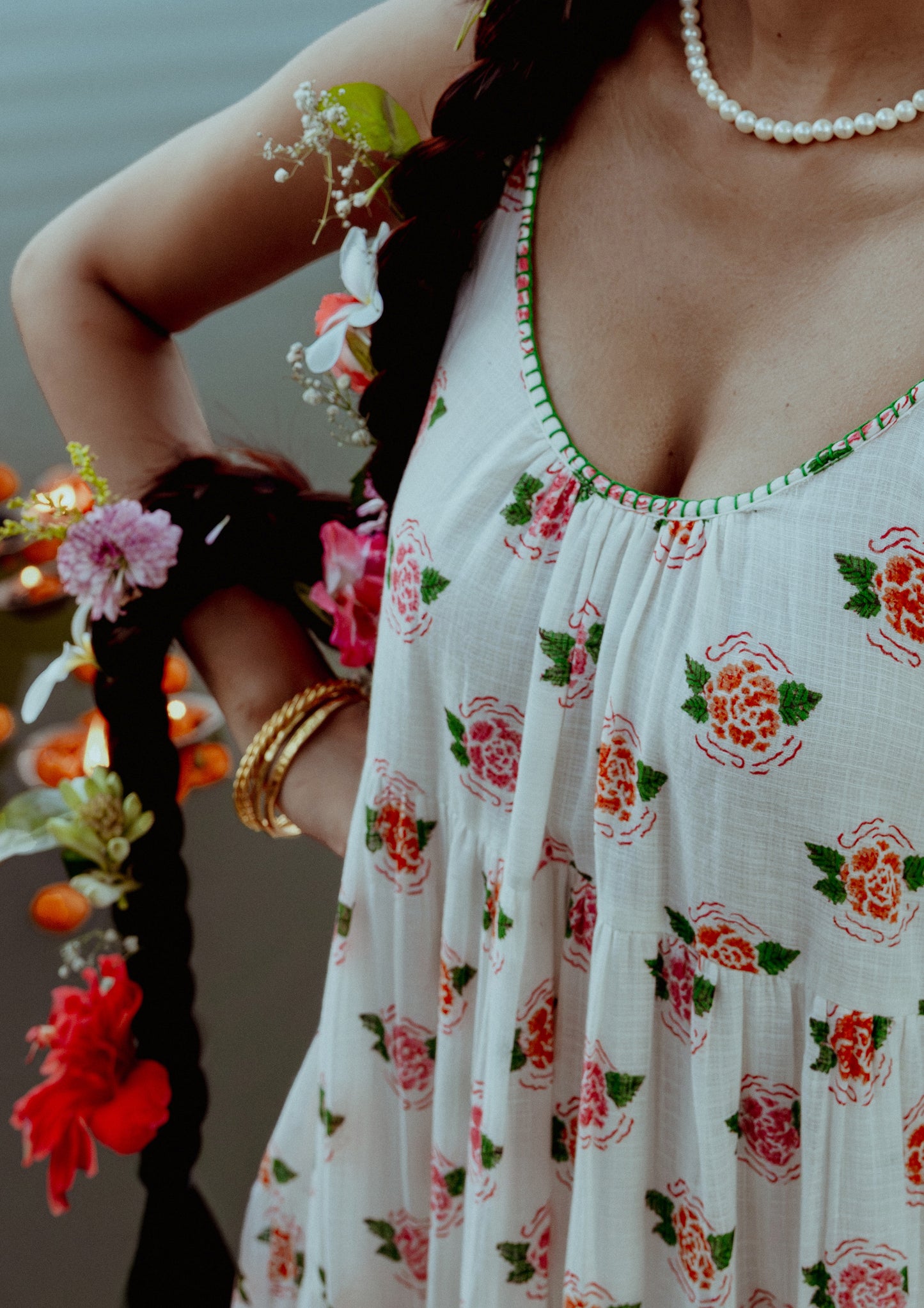 BEGUM DRESS- MARIGOLD