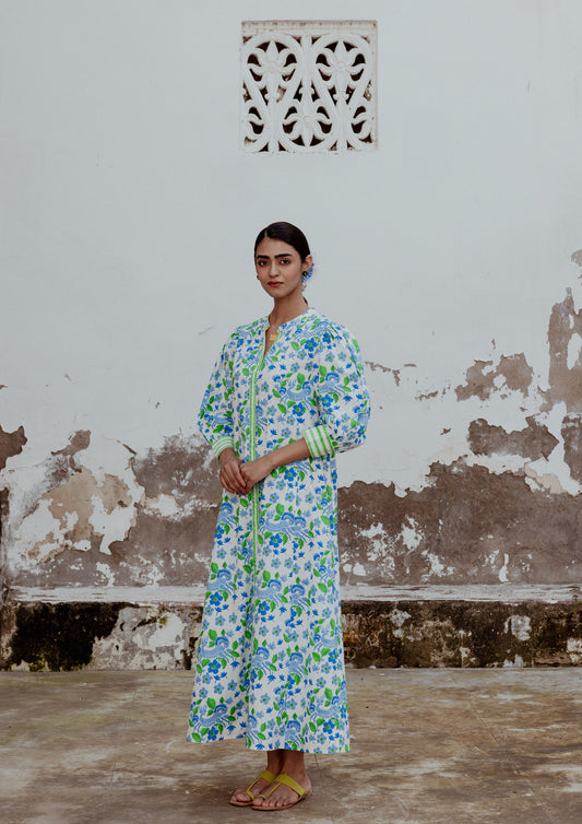 CHAUPAD SHIRT DRESS SWAMP DEER