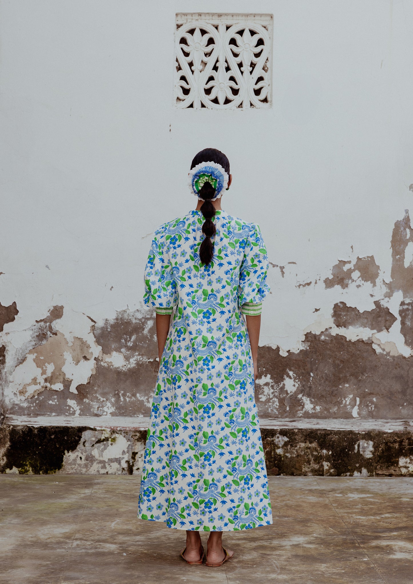 CHAUPAD SHIRT DRESS- SWAMP DEER