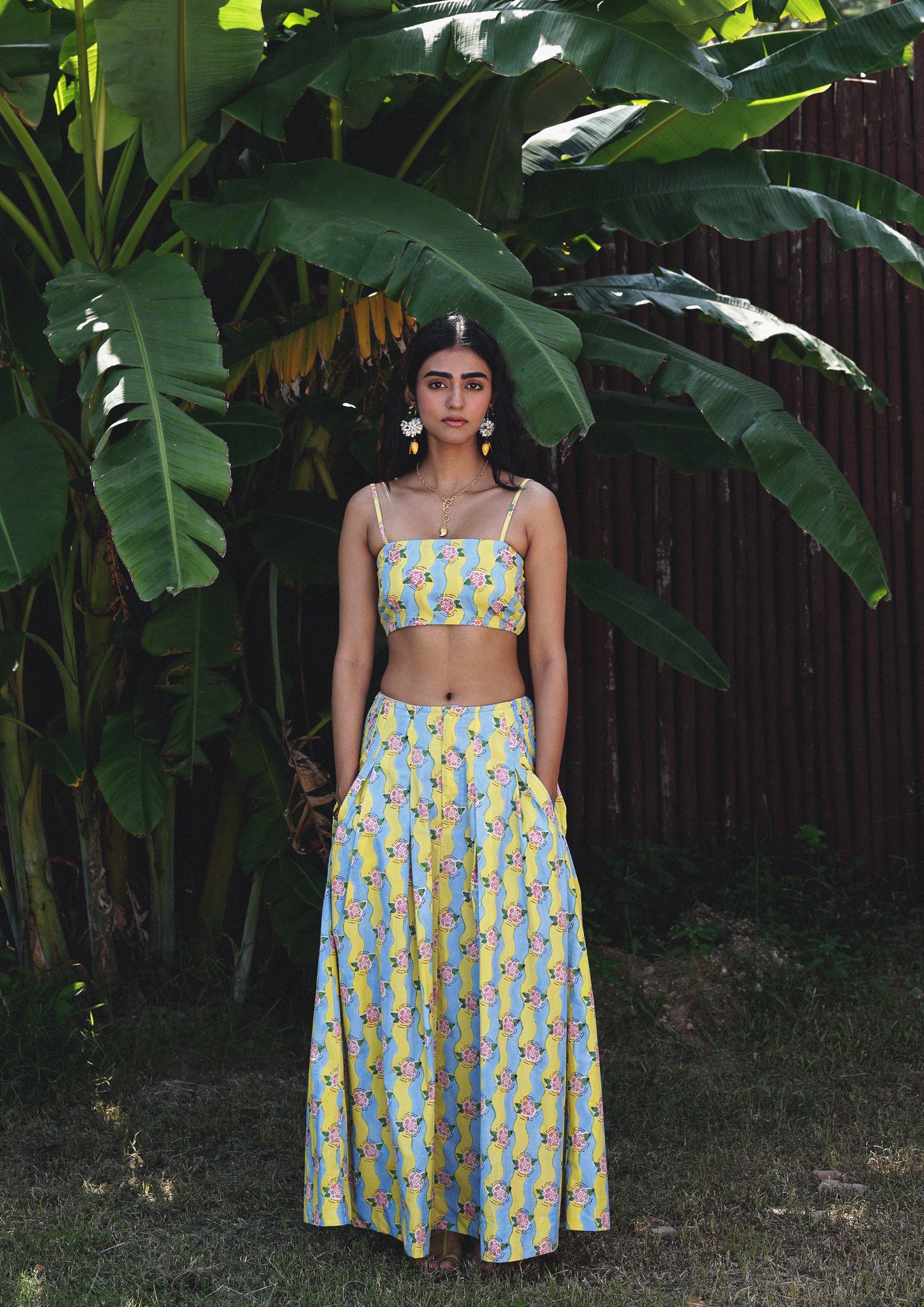 ETAH SKIRT- GANGA LIME