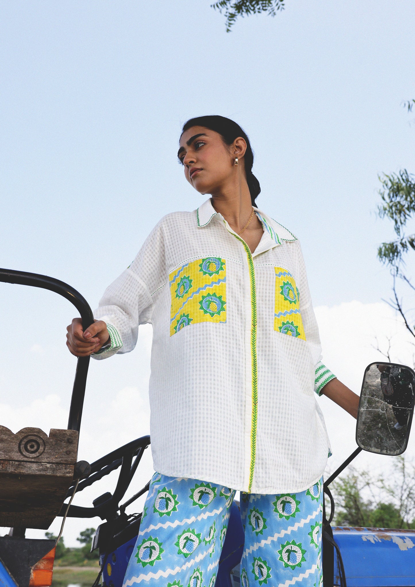 JAIGARH SHIRT- MANGO BLOCK PRINT
