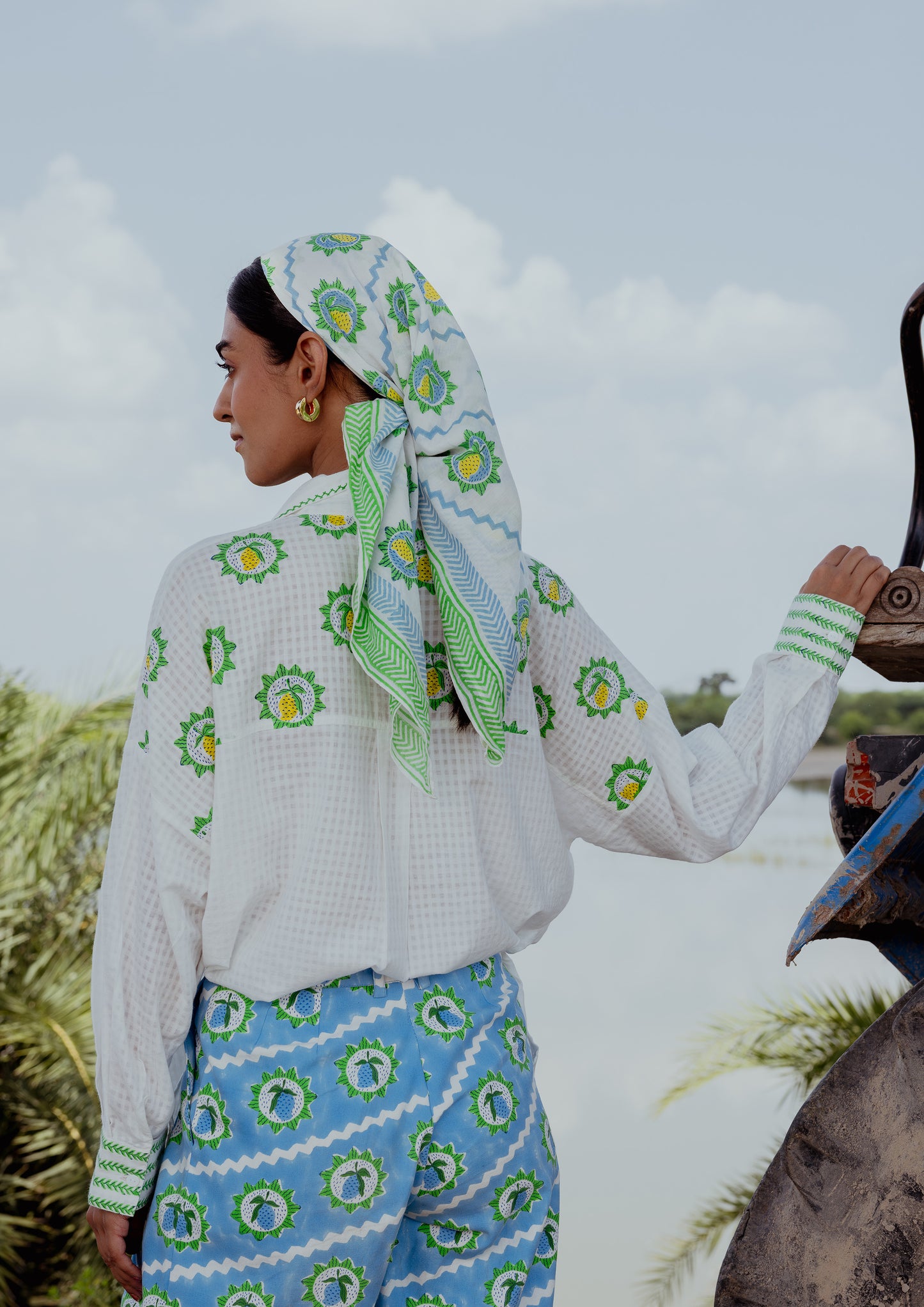 JAIGARH SHIRT- MANGO BLOCK PRINT