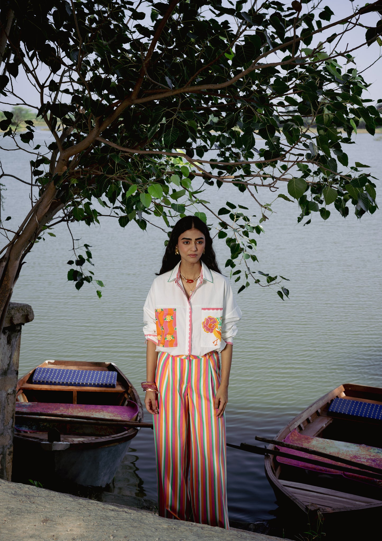 JAIGARH SHIRT- RIVER CRANE