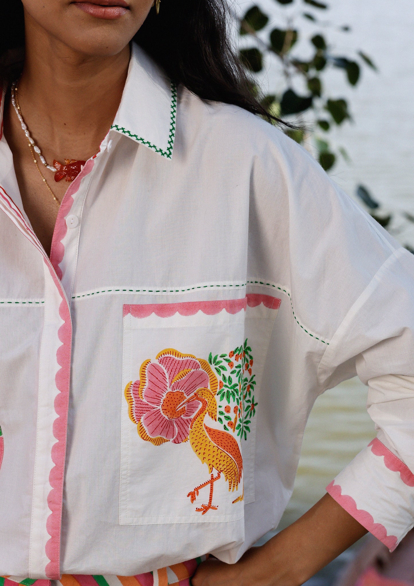 JAIGARH SHIRT- RIVER CRANE