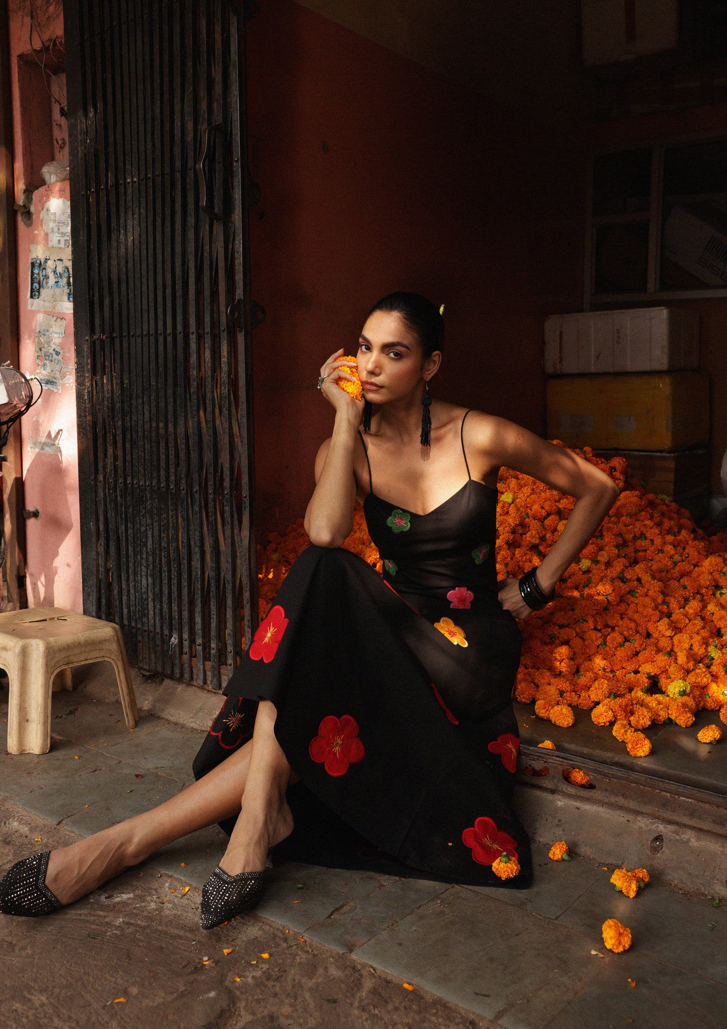 JODHA DRESS- DAISY PATCHWORK