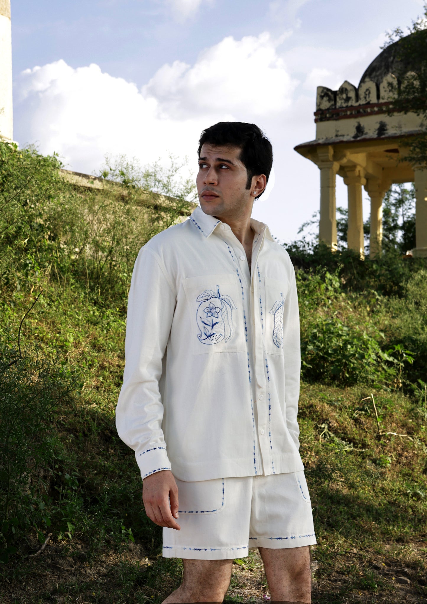 SAWAI SHORTS- EMBROIDERY