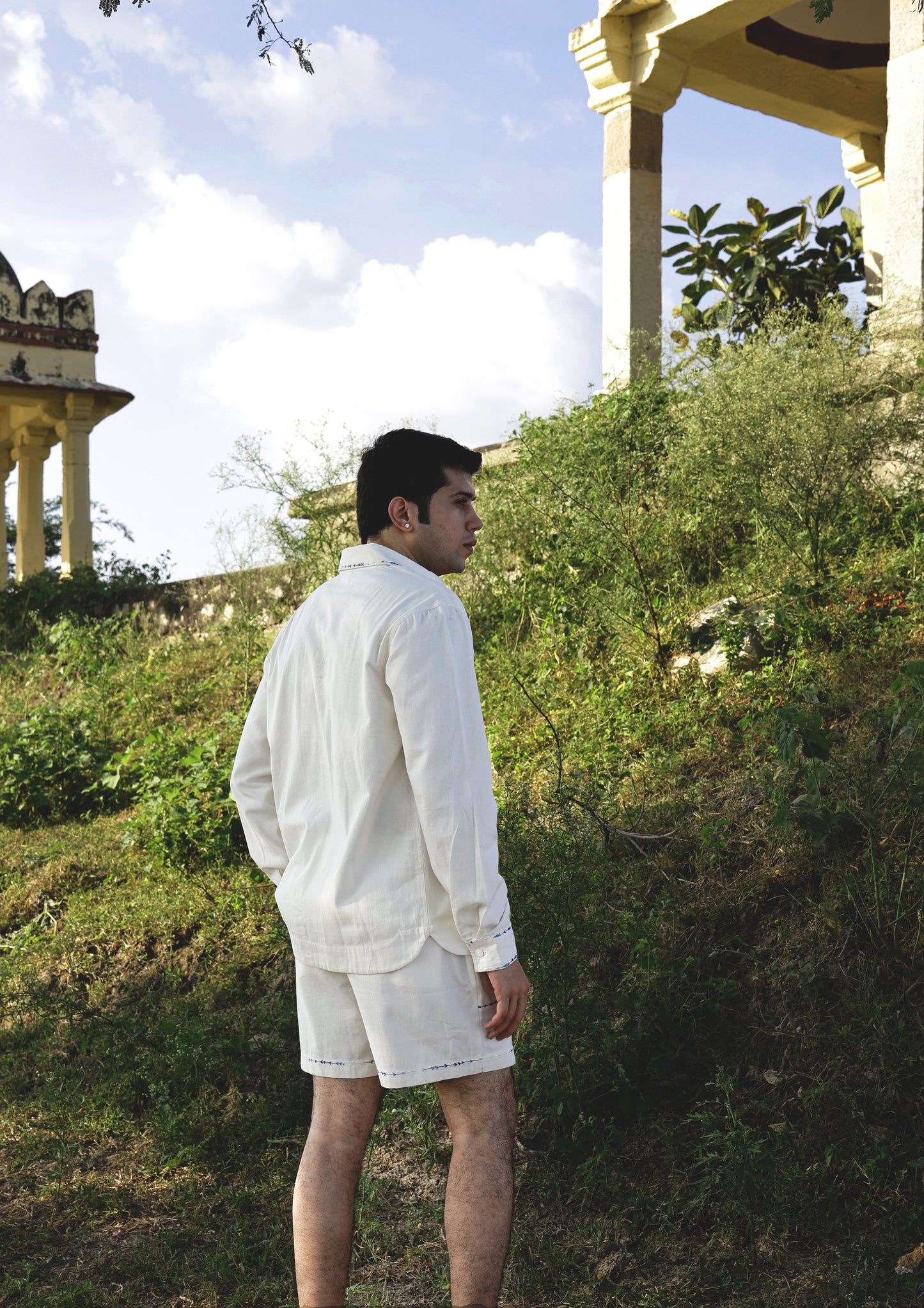 SAWAI SHORTS- EMBROIDERY