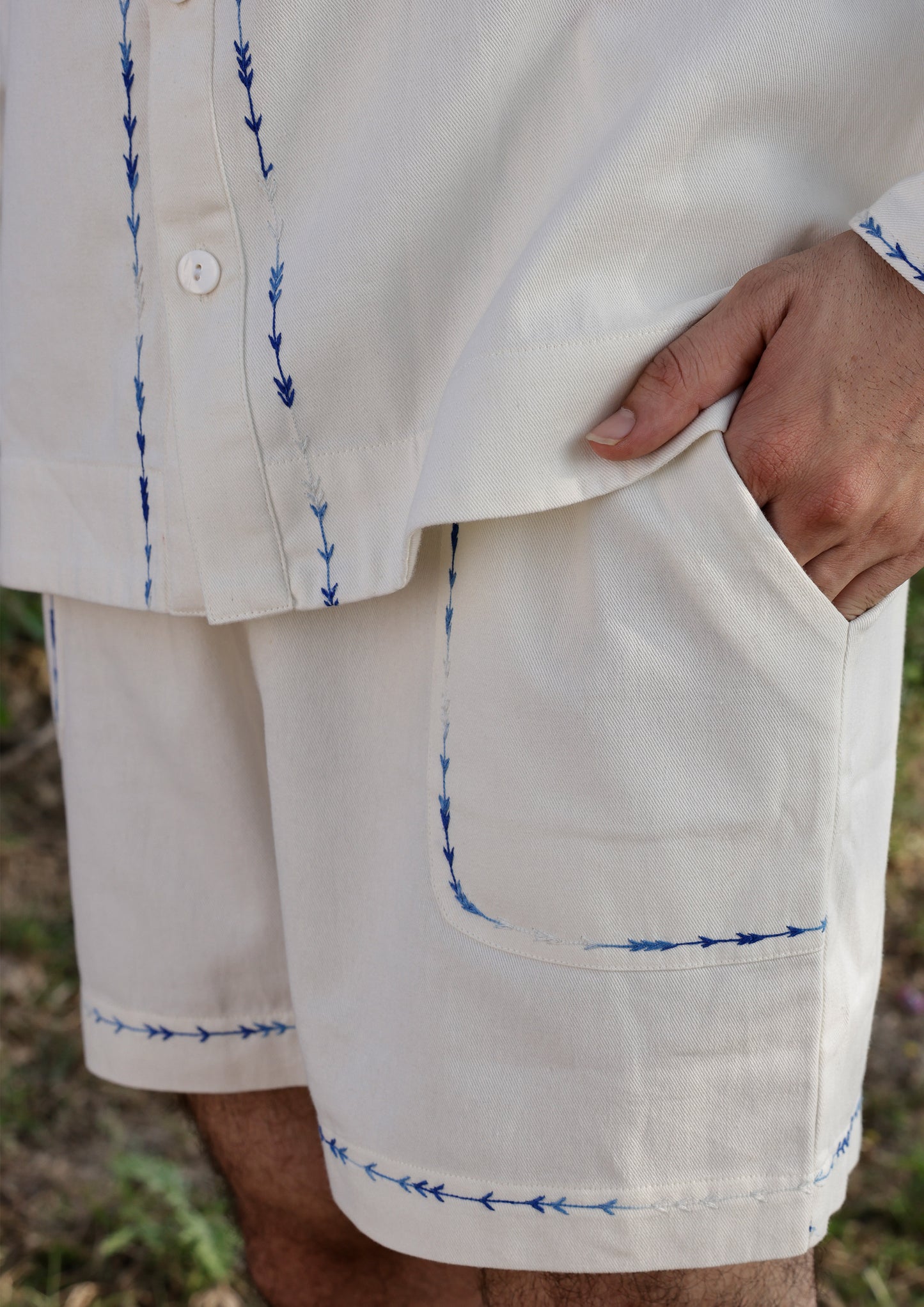 SAWAI SHORTS- EMBROIDERY