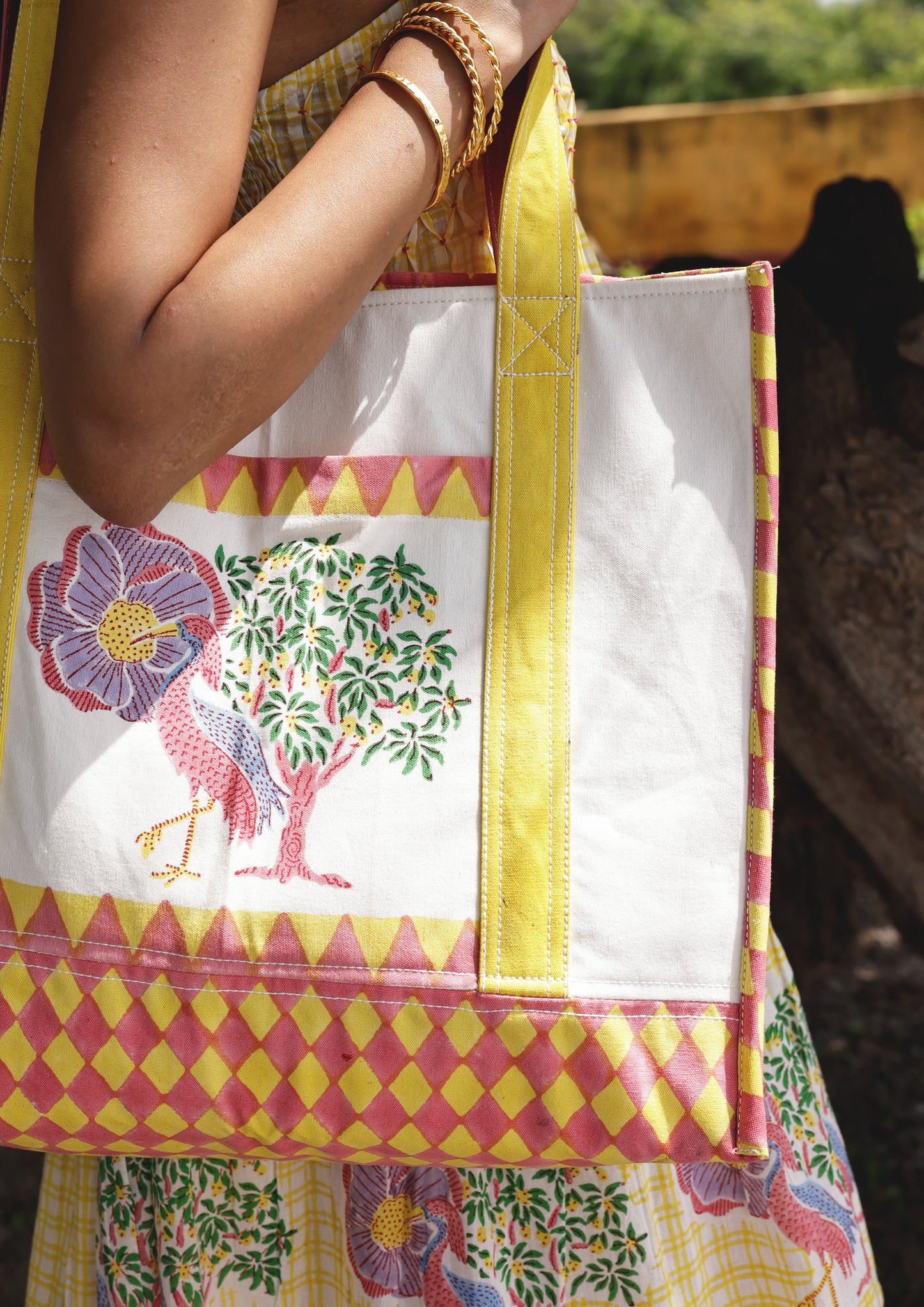TOTE BAG- SARAS CRANE