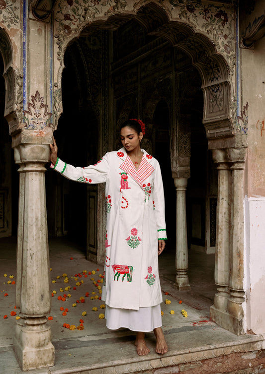 PALACE COAT MIX PRINT