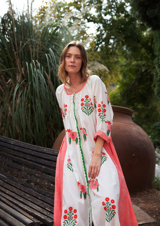 IBIZA DRESS BUTA COW MIX