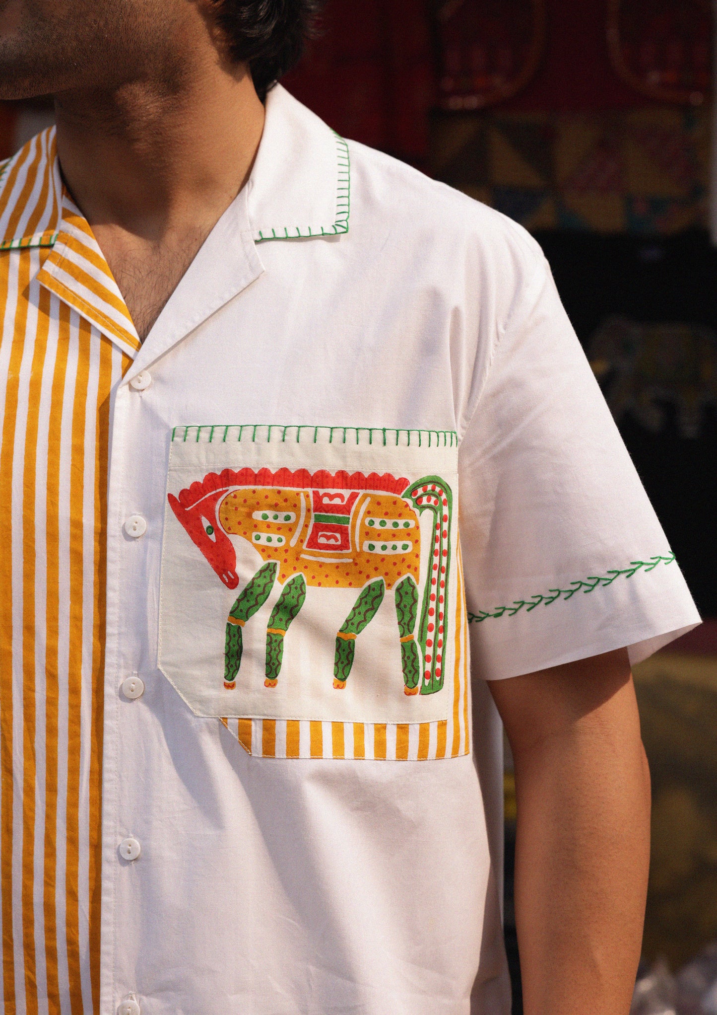 CHETAK SHIRT- HORSE POCKET