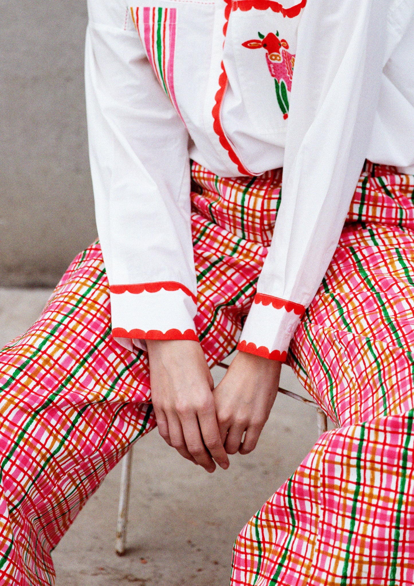 AMER PANTS JOY CHECKS