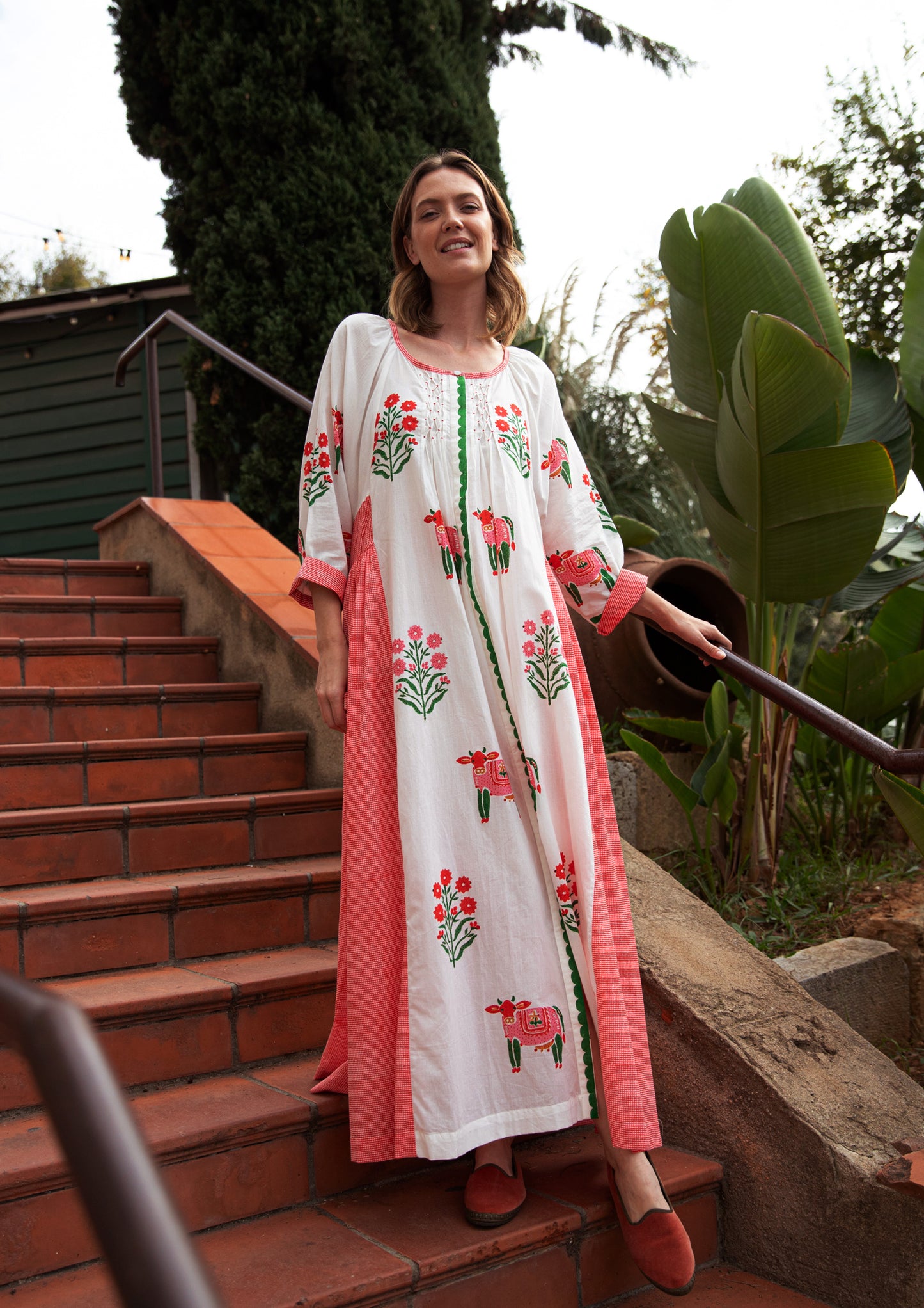 IBIZA DRESS BUTA COW MIX