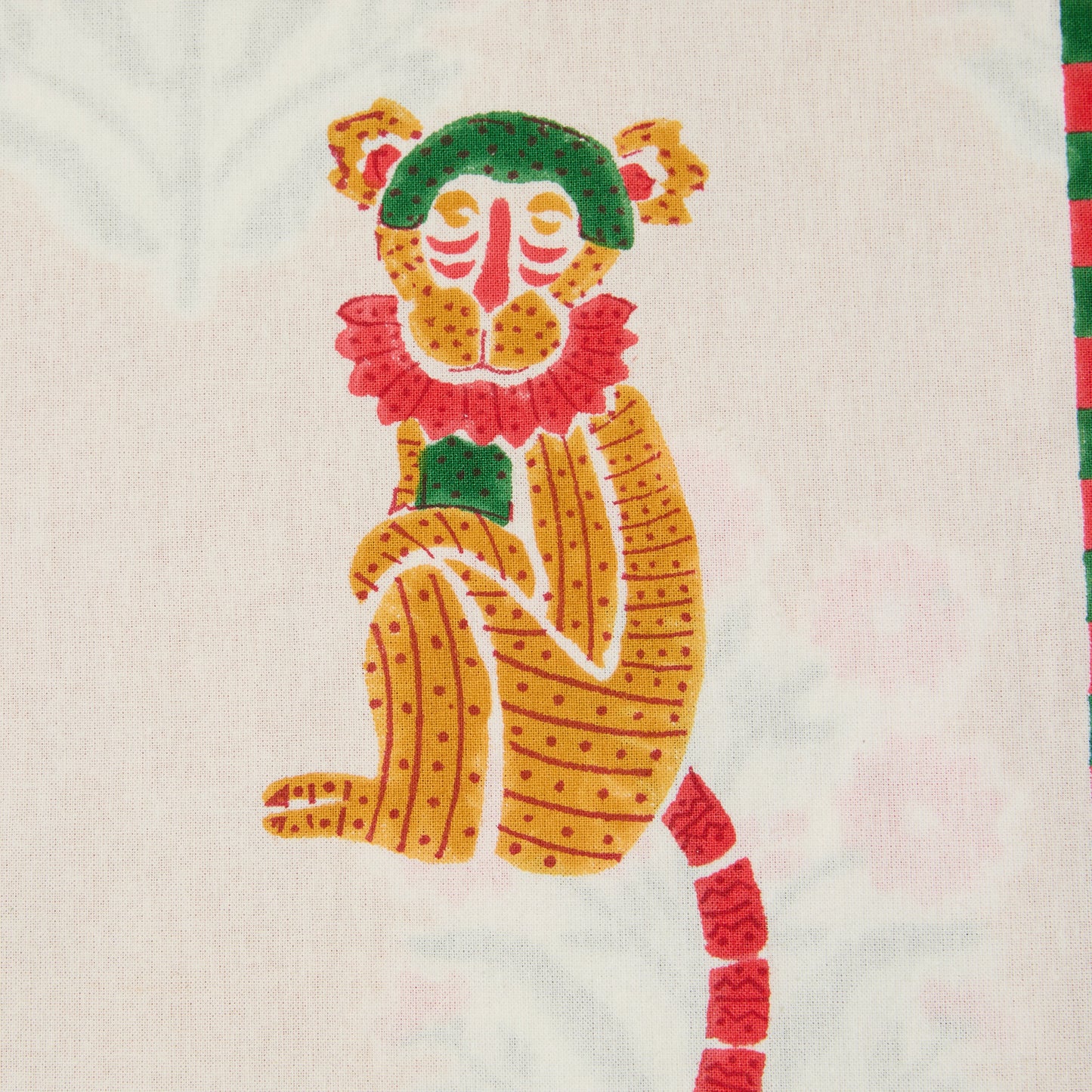 MONKEY MUSTARD AND GREEN PLACEMAT SET OF 2