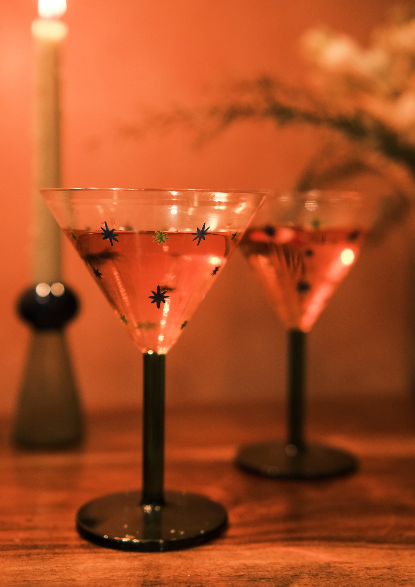 MARGARITA GLASS STAR- SET OF TWO