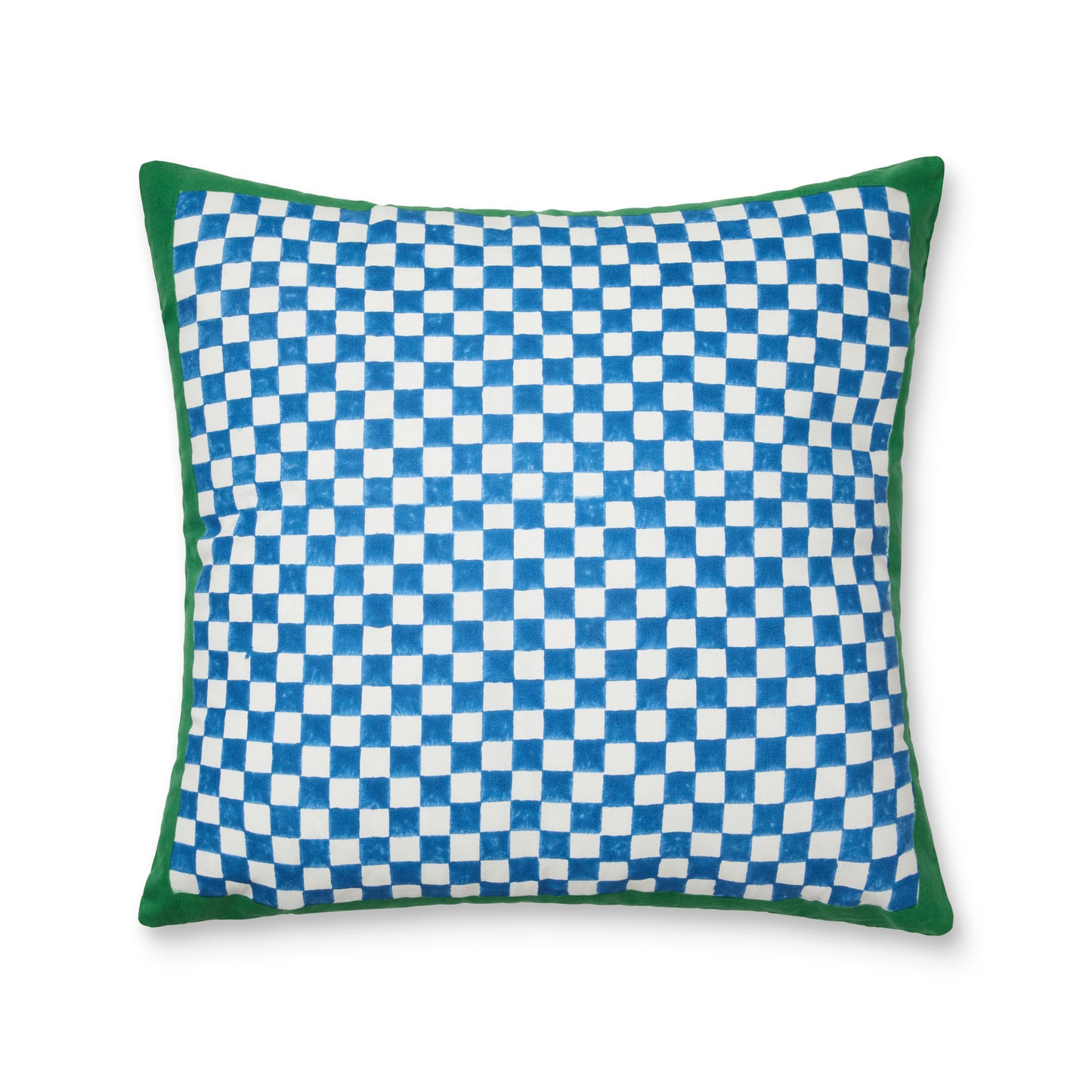 MONKEY GREEN AND BLUE CUSHION COVER