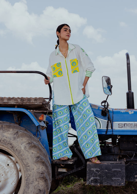 JAIGARH SHIRT MANGO BLOCK PRINT