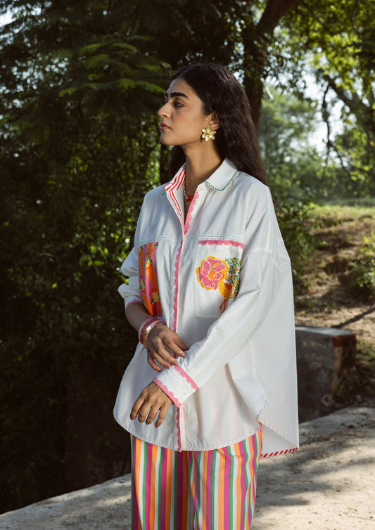 JAIGARH SHIRT- RIVER CRANE