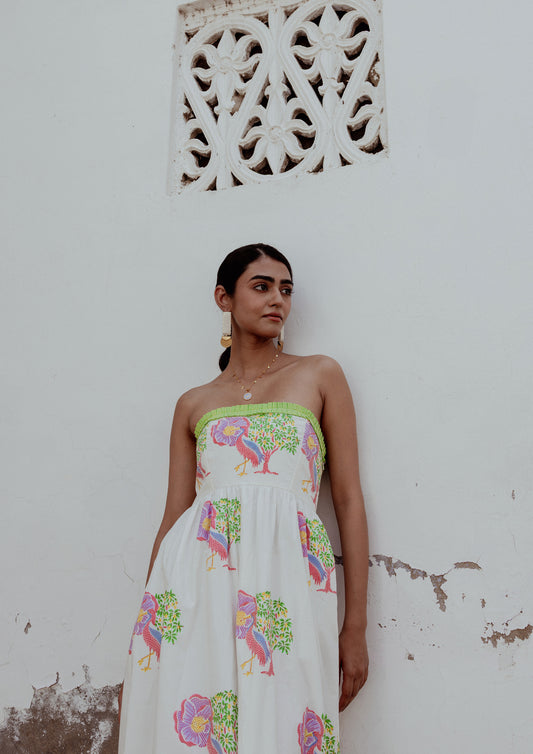 JOBNER DRESS SARAS CRANE