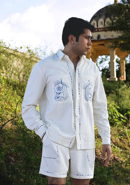 SAWAI SHORTS EMBROIDERY
