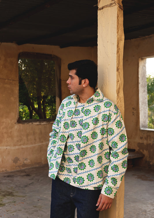 TERAI JACKET- BLUE MANGO