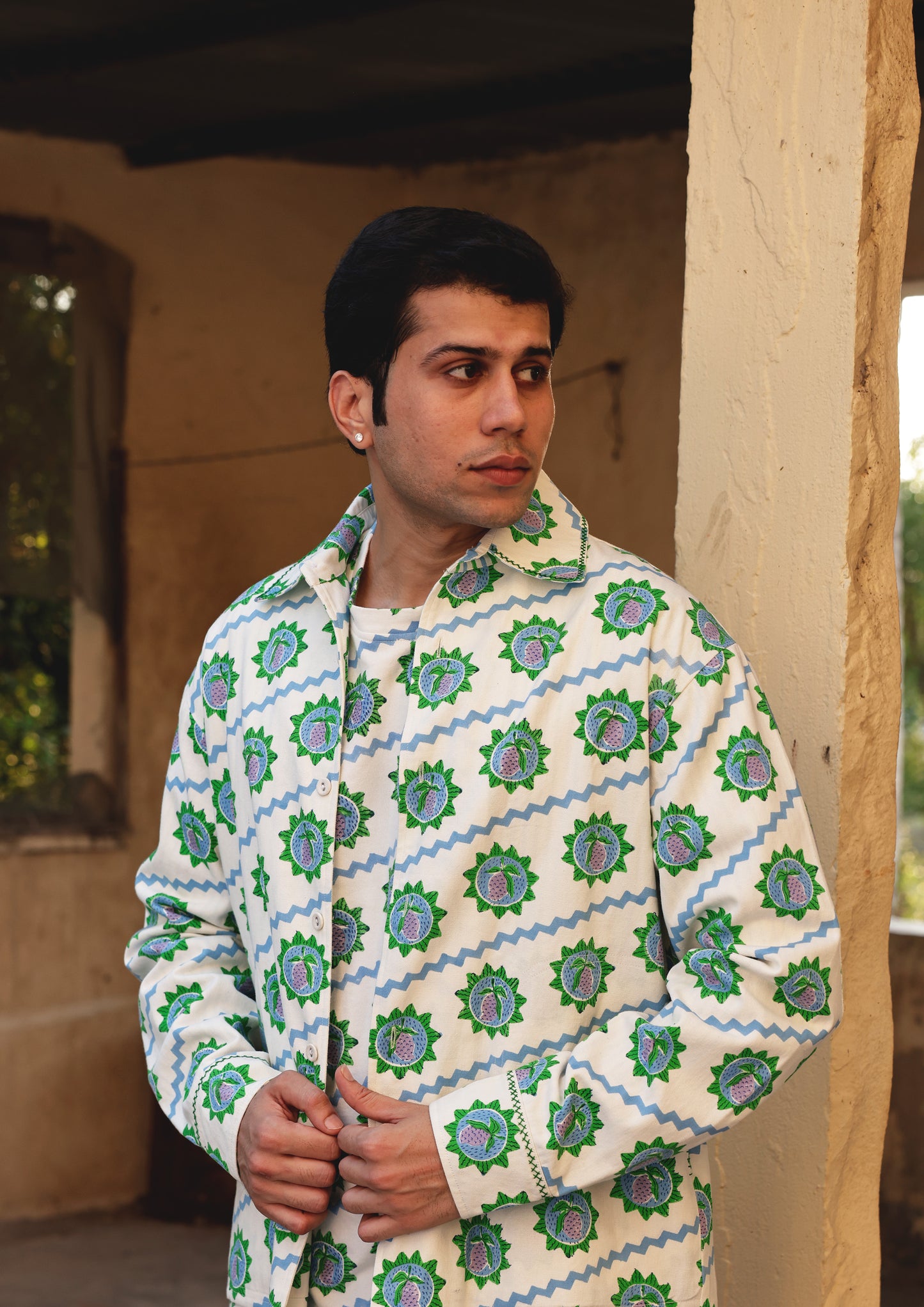 TERAI JACKET- BLUE MANGO