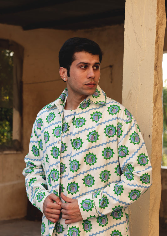 TERAI JACKET BLUE MANGO