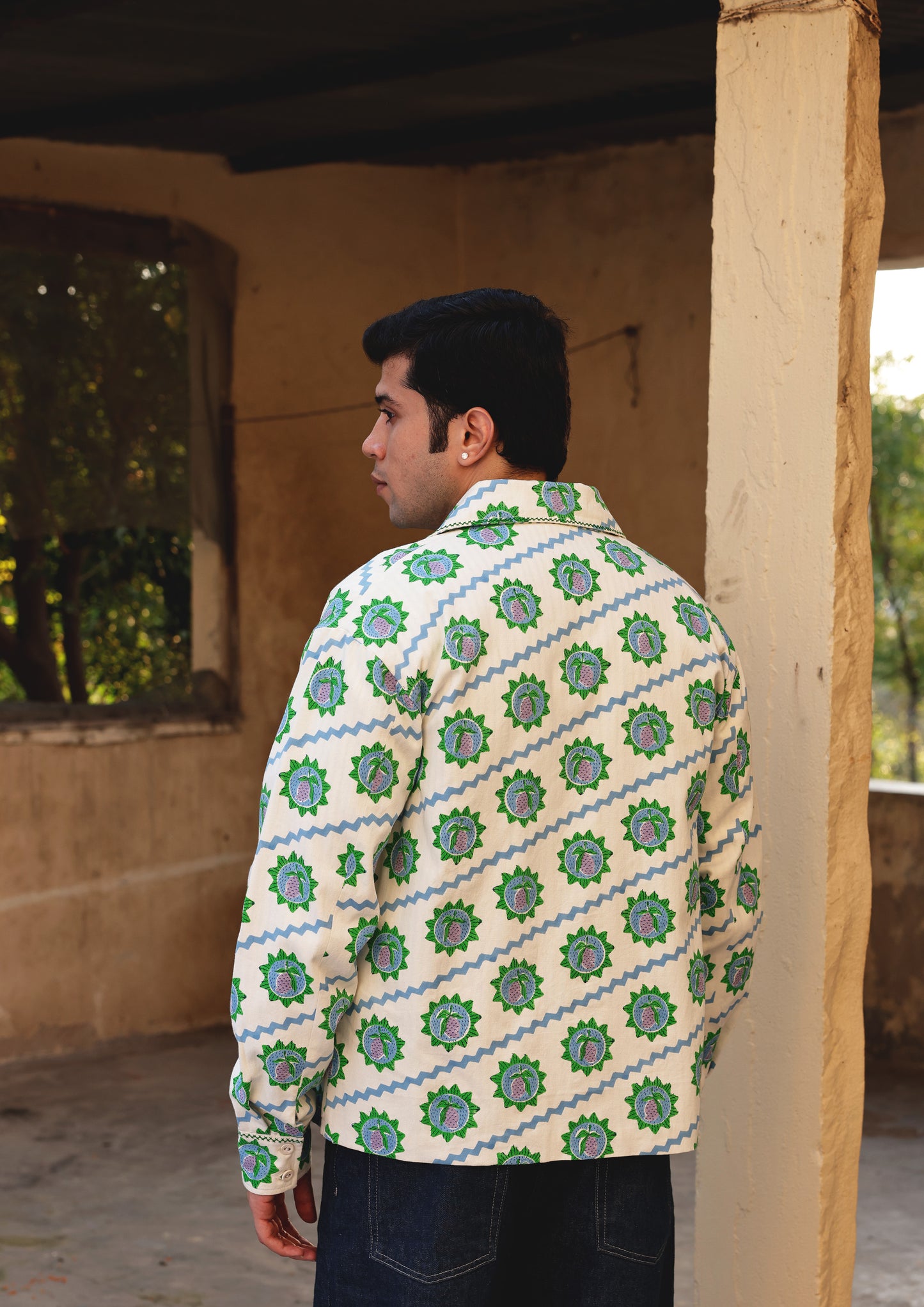 TERAI JACKET- BLUE MANGO