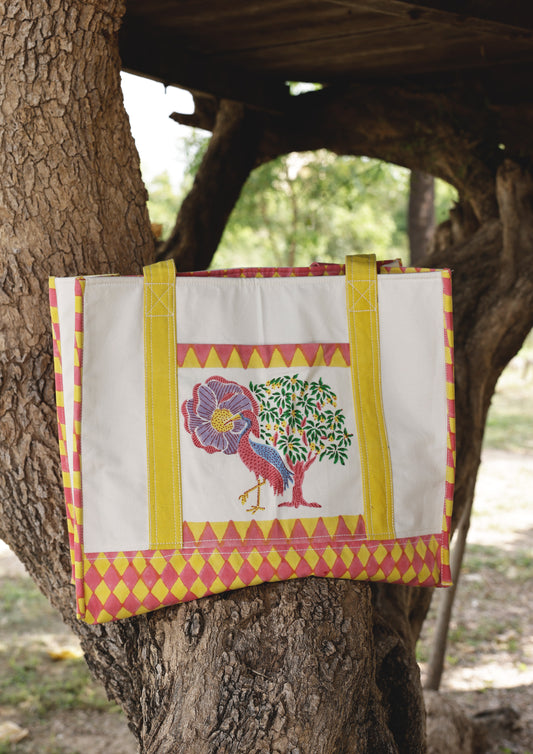 TOTE BAG SARAS CRANE